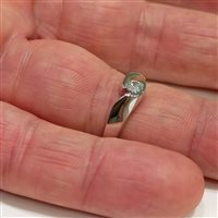 Salzano - Via Montegrappa, 28 - Anello Vidali Gioielli Donna in Oro bianco Zircone ANOR-32-34 - ANOR-32-34